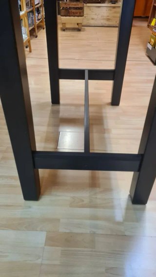 Mesa alta IKEA STORNÄS madera y vidrio