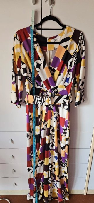 Tuta jumpsuit fantasia geometrica tg. S/M