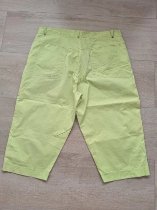 Bermudas mujer verde/amarillo