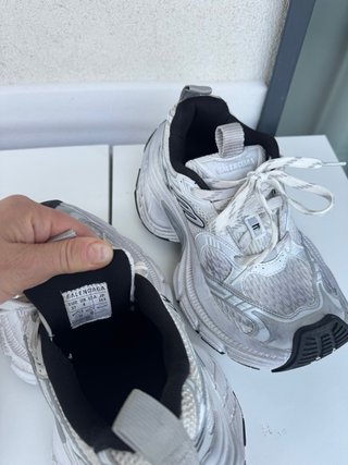 Zapatillas Balenciaga Plata y Blanco