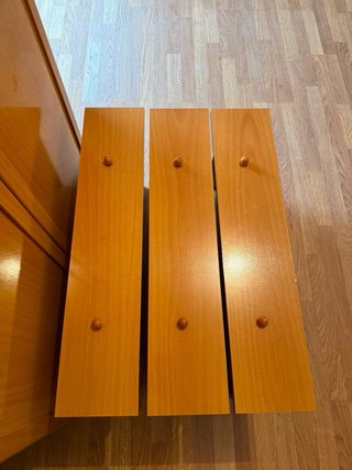 Armario empotrado madera desmontado
