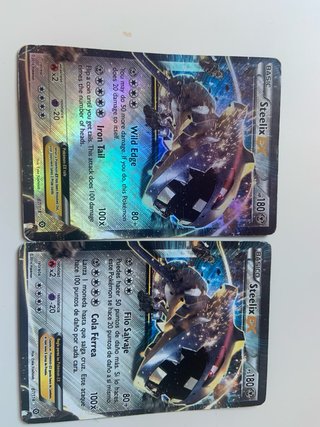 Lote 6 Cartas Pokémon Volcanion, Steelix, Gardevoi
