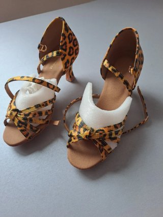 Zapatos Baile Latino Animal Print