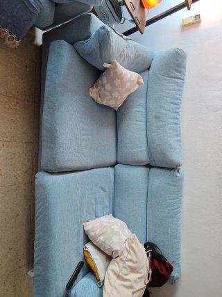 Sofá modular azul