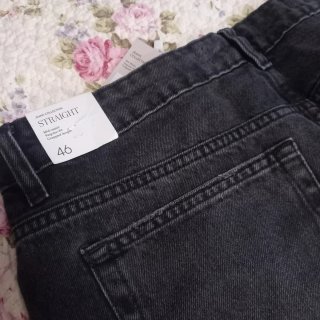 Vaqueros Mango negros rectos