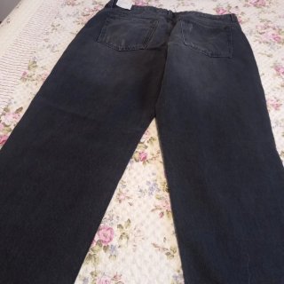 Vaqueros Mango negros rectos