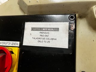 Taladro de columna ERLO TC-25
