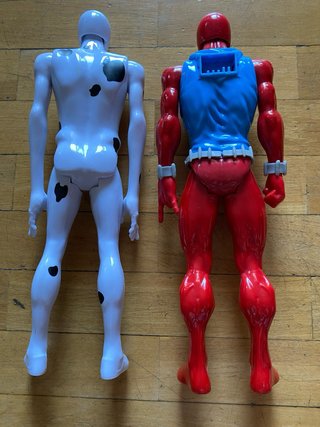 Muñecos Marvel Spiderman y la mancha