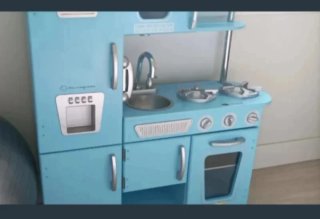 Cocina Imaginarium Madera Azul