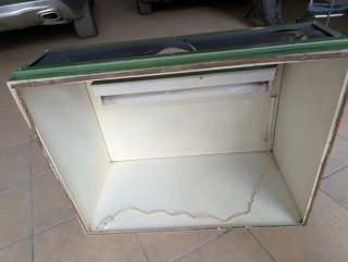 Cabina de pulido verde