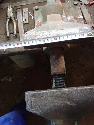 Torno de banco verde