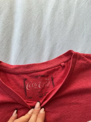 Camiseta Coca-Cola Crop Top Roja