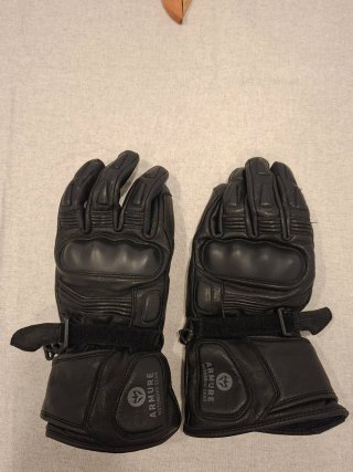 Guantes de moto Armure negros