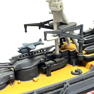 Barco metal USS Arizona BB-29 Acorazado 2ªGM 1:700