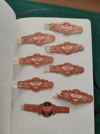 Vitolas de puros Troya y Los Estados de Luxe