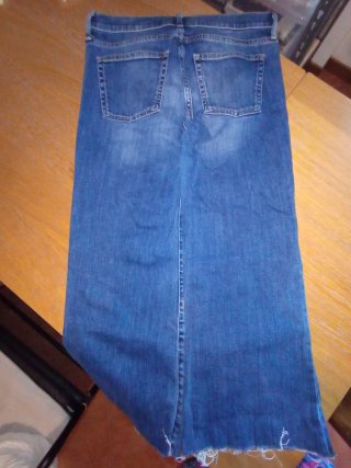 Jeans donna Gap blu coluotte