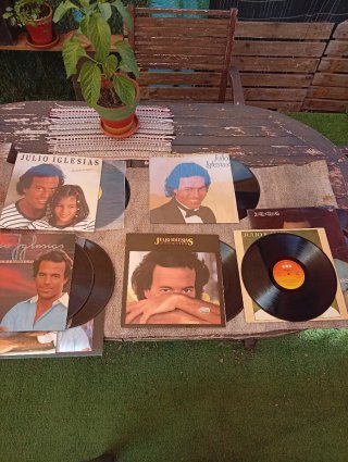 Lote 8 Vinilos Julio Iglesias