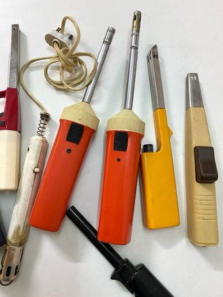 Lote encendedores cocina vintage