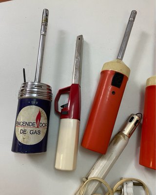 Lote encendedores cocina vintage