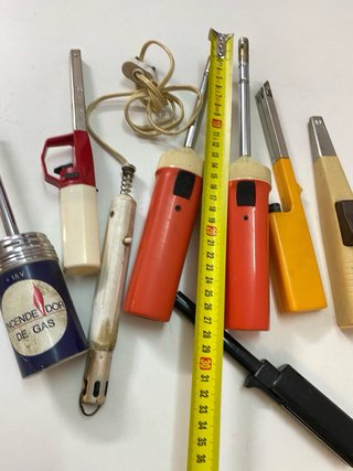 Lote encendedores cocina vintage
