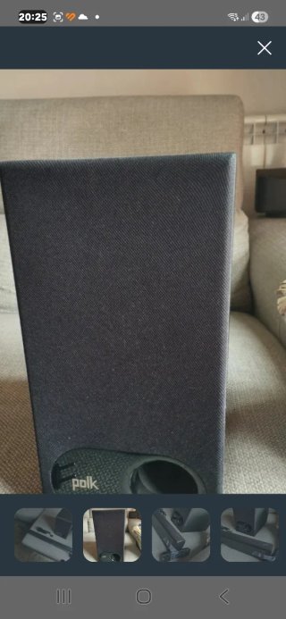 Barra de Sonido Polk Negra y Gris