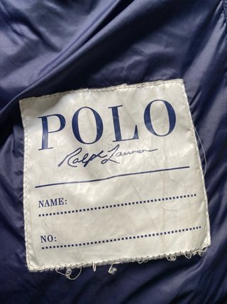 Chaqueta Polo Ralph Lauren niña azul. Talla 12-14