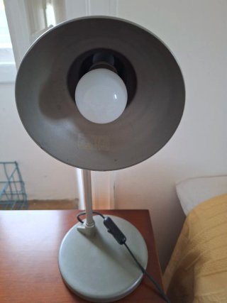 Flexo vintage metal gris