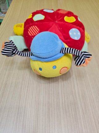 Peluche textura y sonidos para bebés. Sensorial