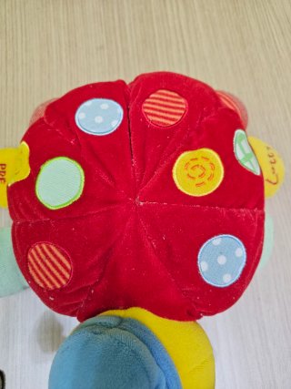 Peluche textura y sonidos para bebés. Sensorial