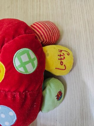 Peluche textura y sonidos para bebés. Sensorial