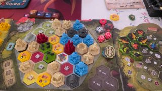 Castles of Burgundy Terrain. Castillos de Borgoña.
