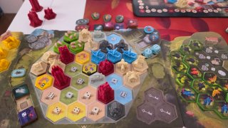 Castles of Burgundy Terrain. Castillos de Borgoña.