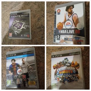 Pack 4 Juegos PS3: FIFA 13, NBA Live 08, Saints Ro