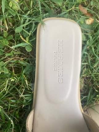 Ciabatte Hermes Beige