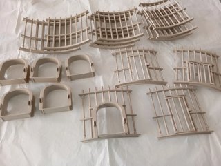 Lote vallas circo gris Playmobil