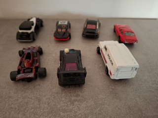 Set 7 macchine modellini Hot Wheels, Maisto, Corgi