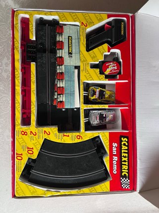 Pista Scalextric San Remo con Cuenta Vueltas