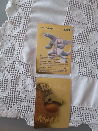 Carta Pokémon Palkia V Metálica Dorada