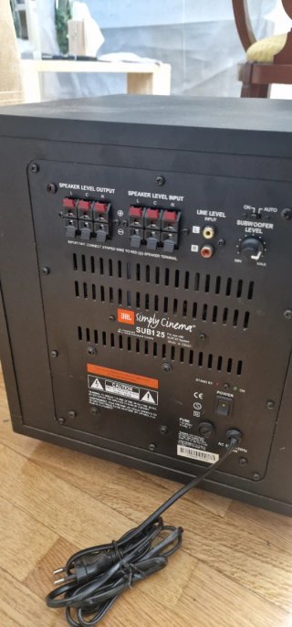 Subwoofer JBL SUB 125 Cinema