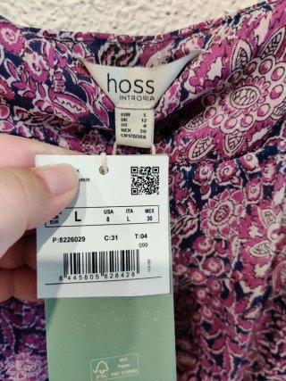Vestido Hoss Intropia Talla L