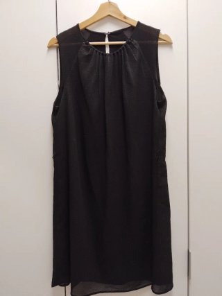 Vestido Mango Talla M Negro