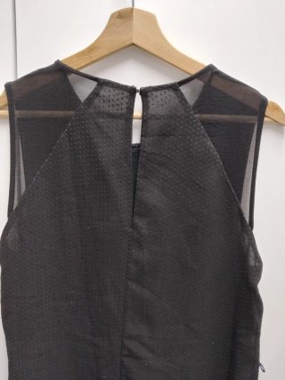 Vestido Mango Talla M Negro