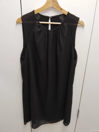 Vestido Mango Talla M Negro