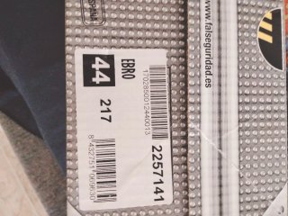 Botas de seguridad T44 a estrenar