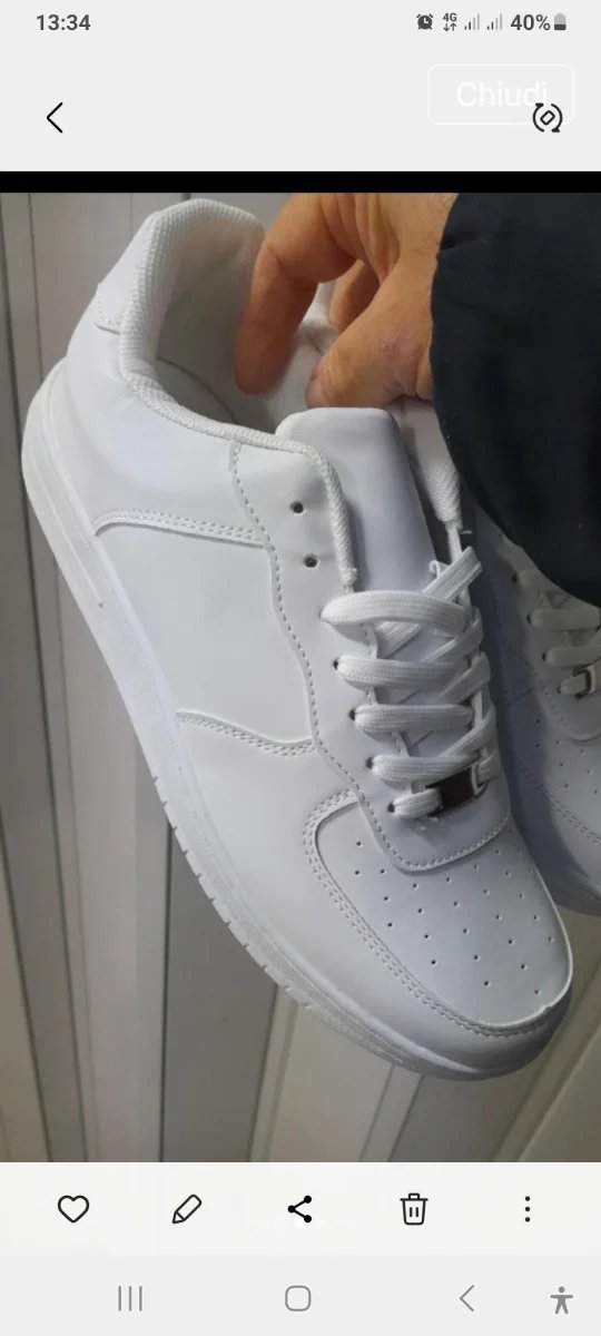 Sneakers Flair bianche uomo taglia 45