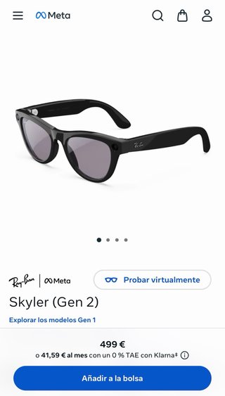 PRECINTADO Ray-Ban Meta Skyler Gen 2