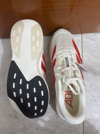 Adidas Adizero Zapatillas Running Blancas Rojas