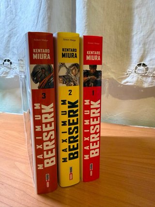 Berserk Maximum Edition tomos 1, 2 y 3. Nuevo.