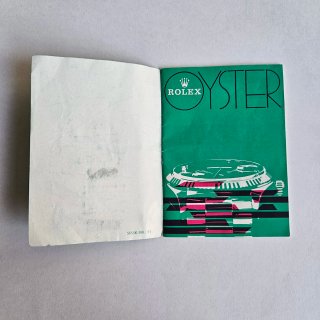 Manual Garantía Rolex Verde