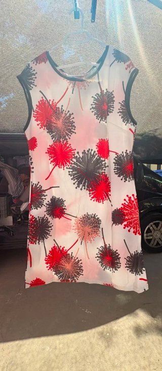 Vestido estampado flores